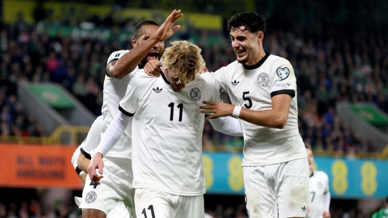 Nick Woltemade scored for Germany. © APA/afp / PAUL FAITH