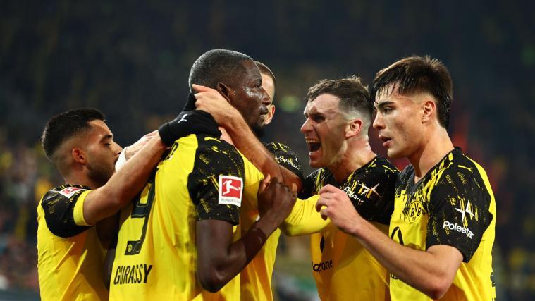 Serhou Guirassy (Mitte) schoss das entscheidende Tor. © ANSA / ANNA SZILAGYI