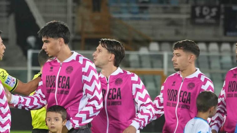 Simone Davi (Bildmitte) und Federico Davi (rechts) spielten erstmals gemeinsam von Beginn an. Links ist Raphael Kofler.