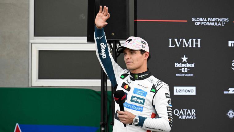 Starkes Qualifying von McLaren-Pilot Lando Norris. © APA/afp / ALFREDO ESTRELLA