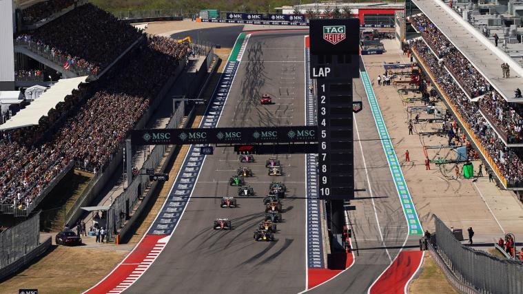 Vor dem Start in Austin spielten sich skurrile Szenen ab. © ANSA / DUSTIN SAFRANEK