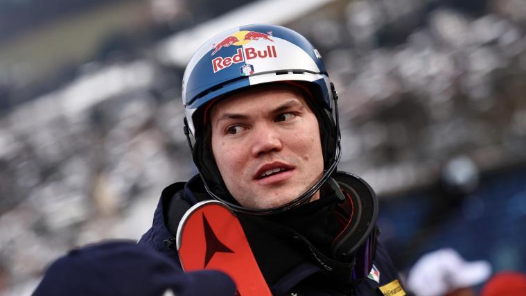 Alex Vinatzer führt Italiens Aufgebot an. © ANSA / ANNA SZILAGYI