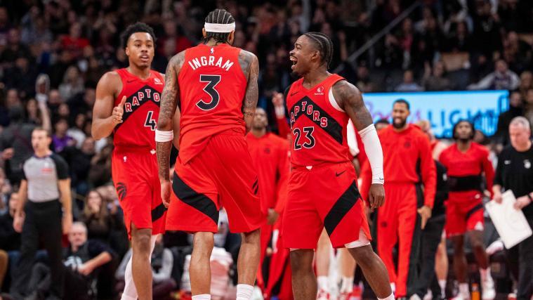 Brandon Ingram und die Raptors haben jeden Grund zu jubeln. © APA / ANDREW LAHODYNSKYJ