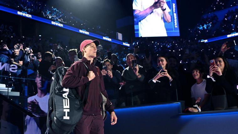 Jannik Sinner is the superstar in Turin. © ANSA / Alessandro Di Marco