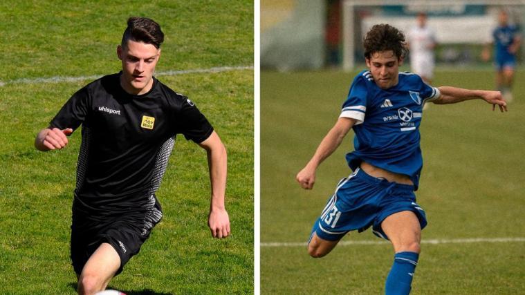 Laurin (left) and Tizian Stecher are causing a sensation.