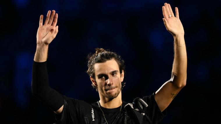 Lorenzo Musetti hat für den Davis Cup abgesagt. © APA/afp / MARCO BERTORELLO