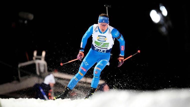Lukas Hofer überzeugte in Östersund. © APA/afp / BJORN LARSSON ROSVALL