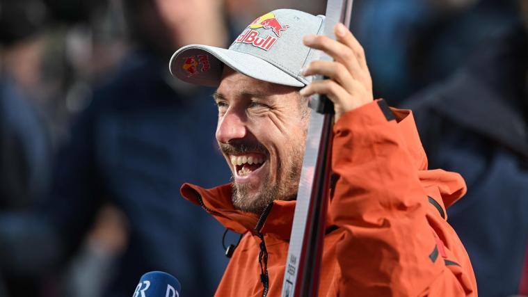 Marcel Hirscher lässt sich in TV-Interviews nicht in die Karten blicken. © APA/afp / KERSTIN JOENSSON