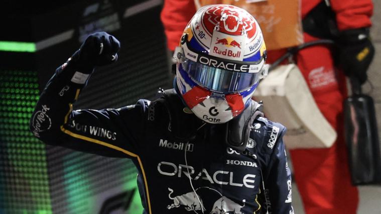 Max Verstappen siegte in Las Vegas. © APA/afp / PATRICK T. FALLON