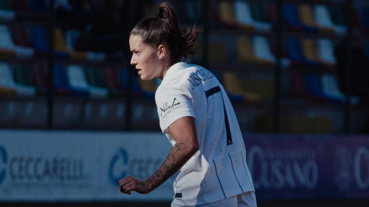 Nadine Nischler netzte für Como doppelt ein.