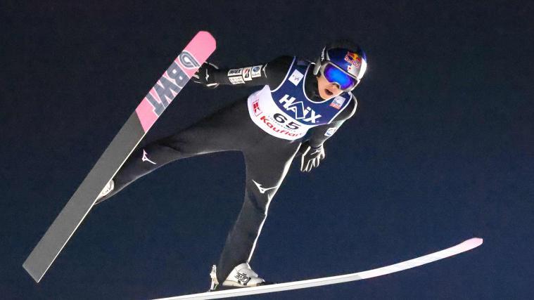 Ryoyu Kobayashi war am Sonntag nicht zu schlagen. © APA/afp / GEIR OLSEN