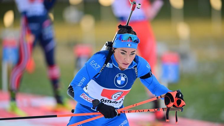 Stark in Form: Dorothea Wierer. © ANSA / HANA BRUNLOF