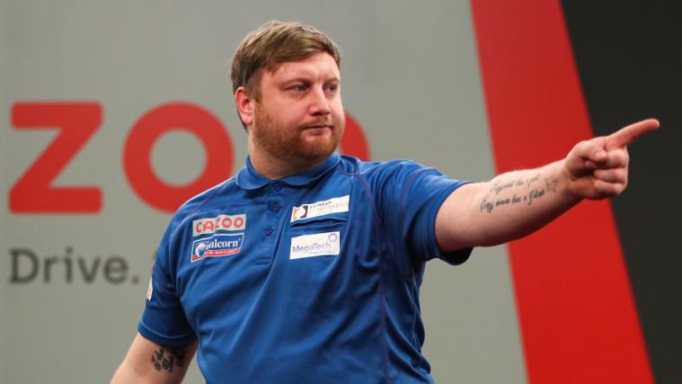 Cameron Menzies  verlor am Montagabend völlig die Nerven. © PDC