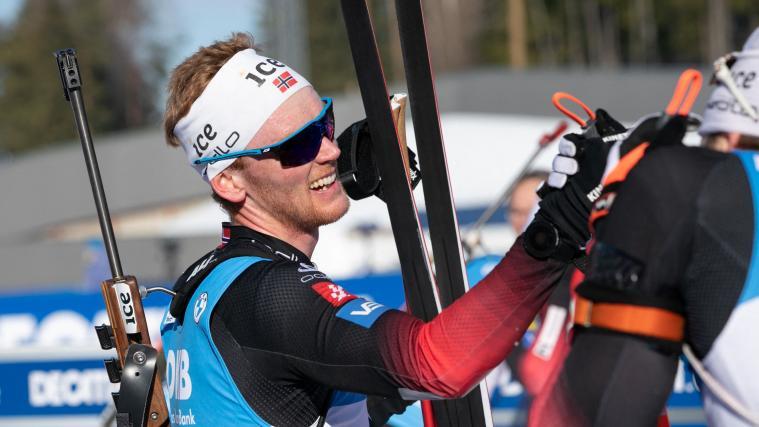 Der norwegische Biathlet Sivert Guttorm Bakken ist gestorben. © APA/afp / TAAVI NAGEL
