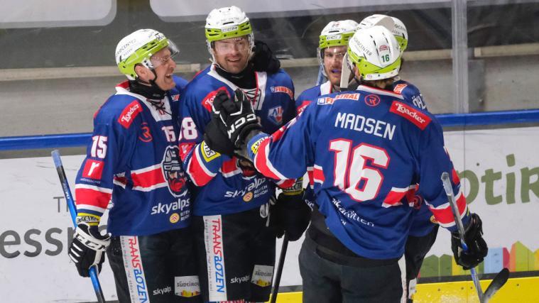 Die Rittner Buam schlugen die Wipptal Broncos. © Max Pattis