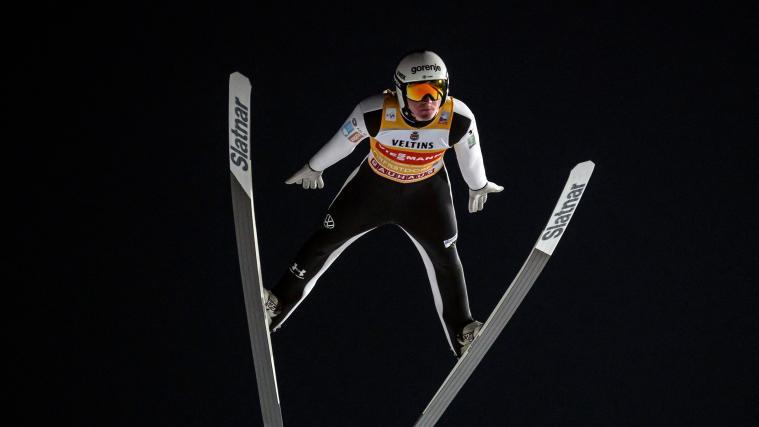 Domen Prevc won the qualifying round in Oberstdorf. © APA/afp / PHILIPP GUELLAND