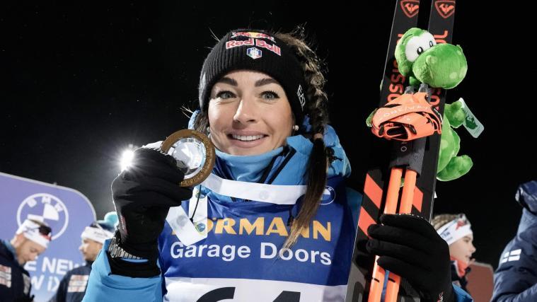 Dorothea Wierer hat ihren 17. Weltcupsieg gefeiert. © ANSA / Bjorn Larsson Rosvall