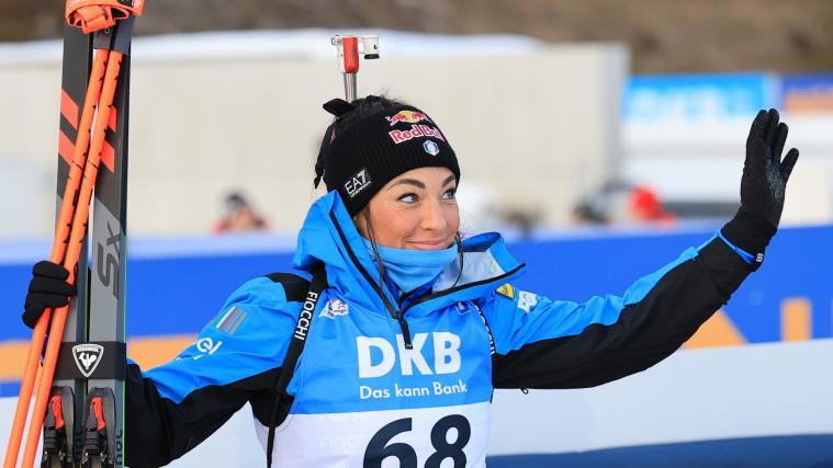 Dorothea Wierer verabschiedet sich vorübergehend aus dem Weltcup. © Pierre TEYSSOT