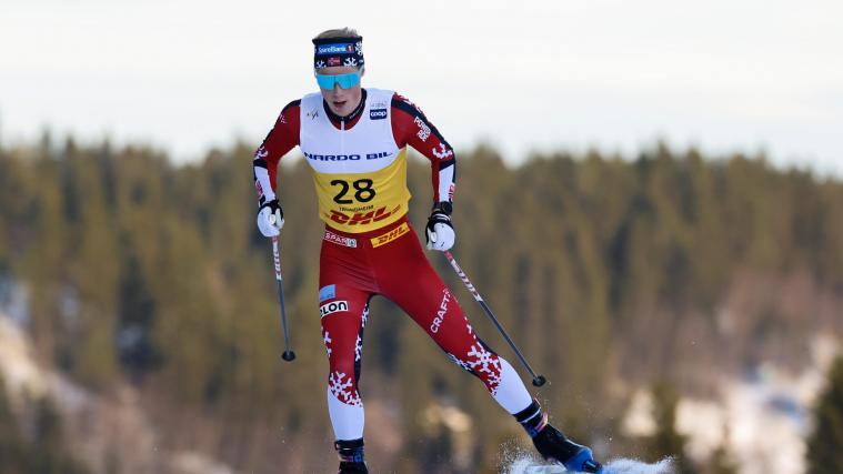 Einar Hedegart sicherte sich seinen ersten Weltcupsieg. © ANSA / Geir Olsen