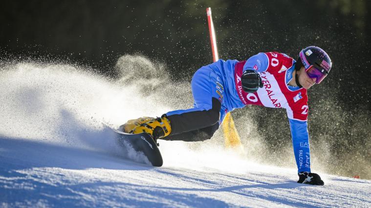 Gabriel Messner kurvte auf das Podest. © ANSA / GIAN EHRENZELLER