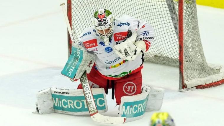 HCB-Goalie Sam Harvey und Co. sind in der Villacher Stadthalle zu Gast.