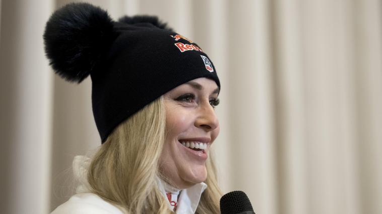 Lindsey Vonn war in Plauderlaune. © ANSA / CLAUDIO THOMA