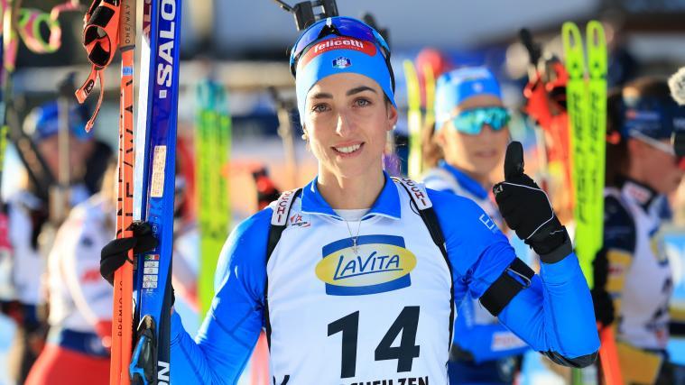 Lisa Vittozzi hat die Verfolgung in Hochfilzen gewonnen. © Pierre TEYSSOT