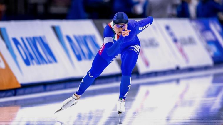Maybritt Vigl, Südtirols Eisschnelllauf-Talent.