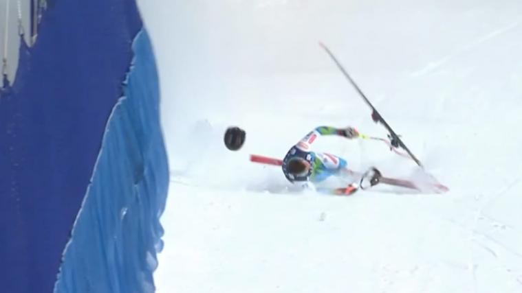 Rok Aznoh  kam in Beaver Creek schwer zu Sturz. © Síparadicsom Blog