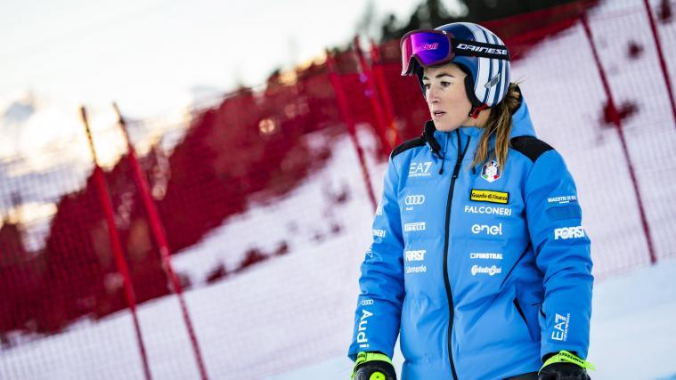 Sofia Goggia fuhr Trainingsbestzeit. © ANSA / JEAN-CHRISTOPHE BOTT