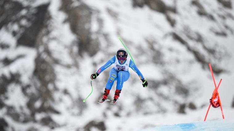 Sofia Goggia möchte nach der Abfahrts-Enttäuschung zurückschlagen. © APA/afp / JEFF PACHOUD