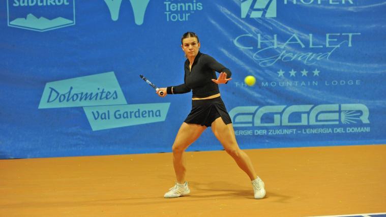 Steht im Viertelfinale: Die Kroatin Jana Fett. © Alex & Diego Runggaldier