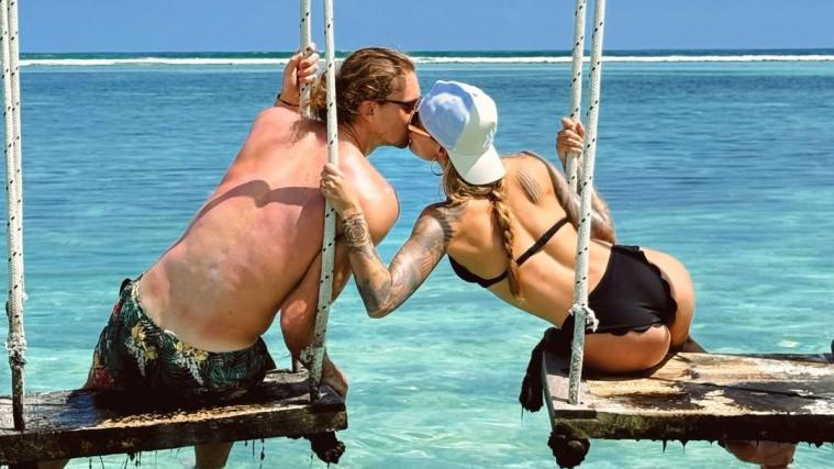 Tennis-Star turtelte auf den Malediven. © Instagram