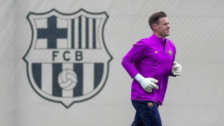 Ter Stegen spielt bei Barcelona keine große Rolle mehr. © ANSA / Enric Fontcuberta