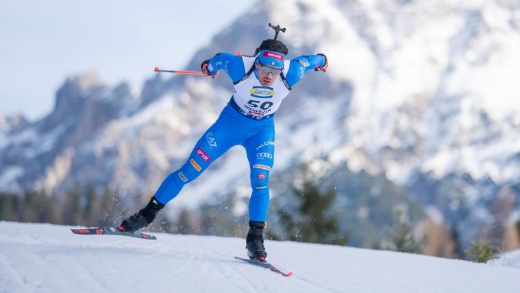 Tommaso Giacomel greift in der Verfolgung nach dem nächsten Coup. © APA / GEORG HOCHMUTH