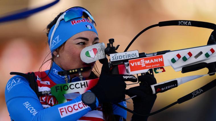 Top in Form: Dorothea Wierer. © APA/afp / OLIVIER CHASSIGNOLE