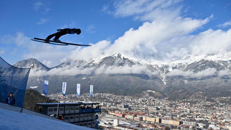 Alex Insam schaffte die Quali am Bergisel. © APA/afp / KERSTIN JOENSSON