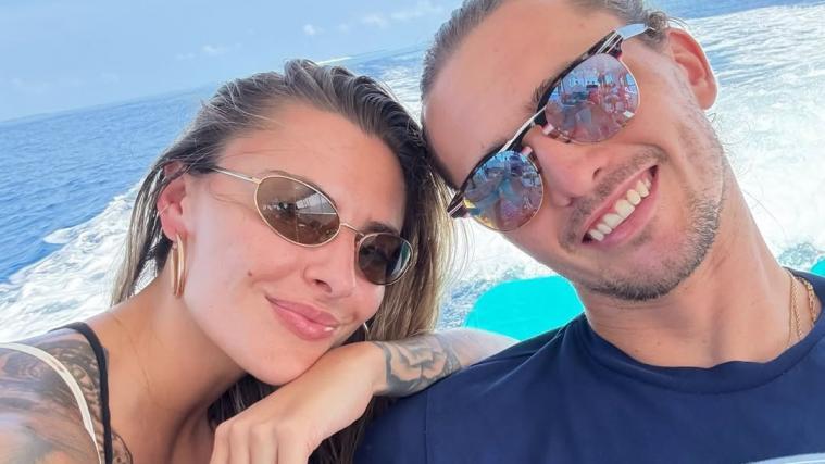 Alexander Zverev mit Freundin Sophia Thomalla. © Instagram