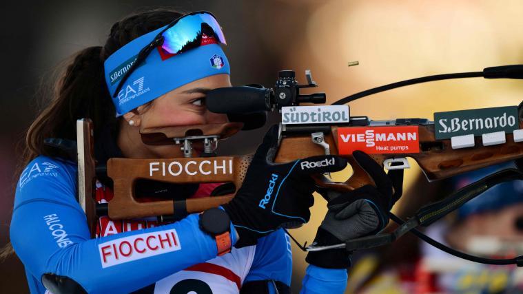 Auch Lisa Vittozzi bestreitet in Tschechien die Olympia-Generalprobe. © APA/afp / OLIVIER CHASSIGNOLE