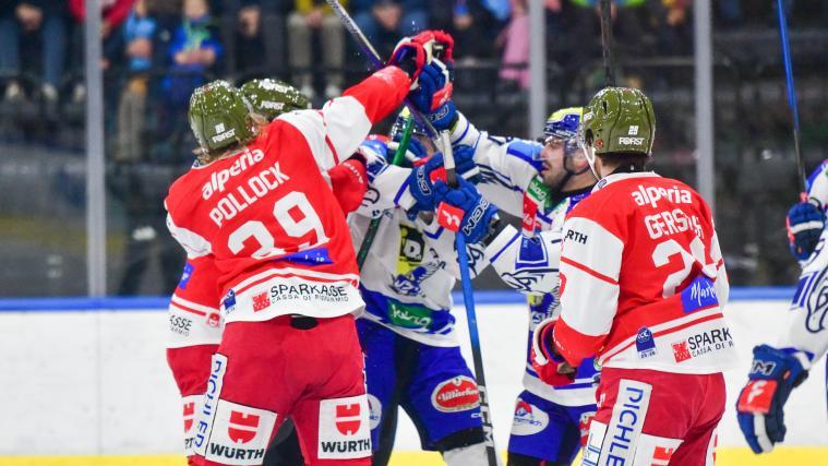 Brett Pollock und der HCB langten gegen Villach nur kurzzeitig zu. © Manfred Mair