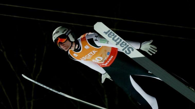 Domen Prevc segelte souverän zu WM-Gold. © APA/dpa / Karl-Josef Hildenbrand