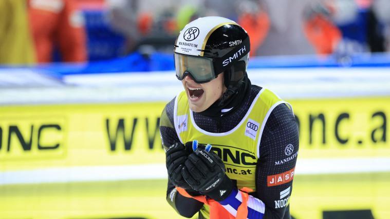 Eduard Hallberg schrammte nur knapp an der Sensation vorbei. © APA/afp / PIERRE TEYSSOT