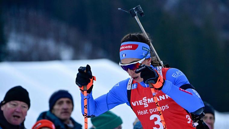 Erwischte einen gebrauchten Tag: Lisa Vittozzi. © APA/afp / TOBIAS SCHWARZ