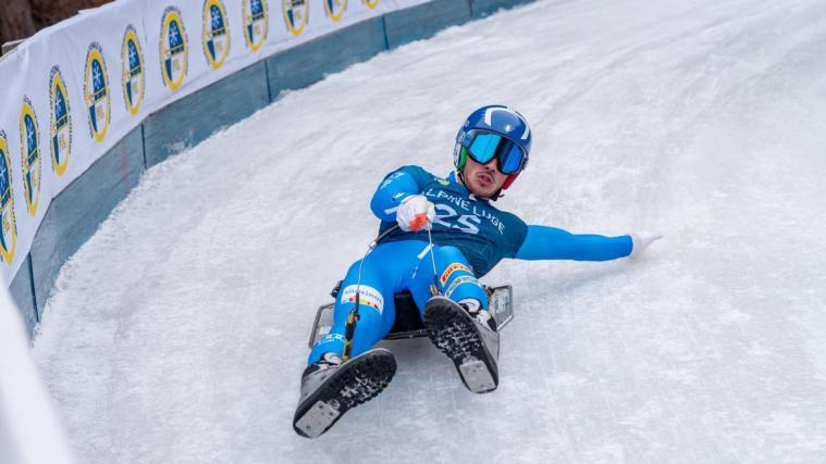 Erzielte in beiden Läufen Bestzeit: Daniel Gruber. © Ulrich Wilhelm