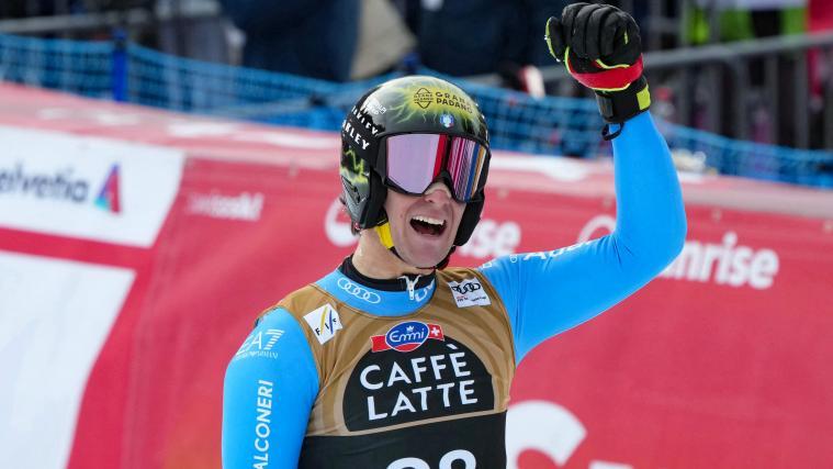 Giovanni Franzoni holte seinen ersten Abfahrtspodestplatz. © APA/afp / DIMITAR DILKOFF