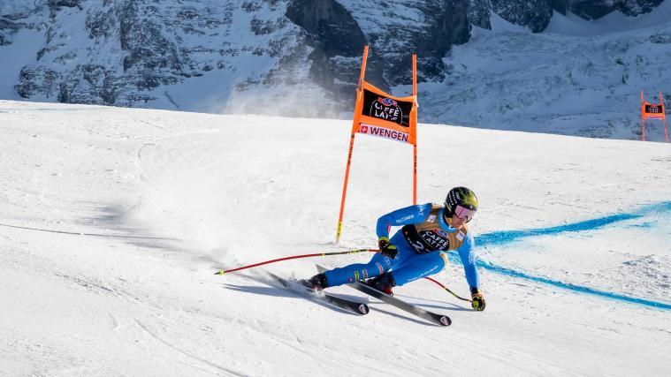 Giovanni Franzoni once again set the fastest time in practice. © APA/afp / FABRICE COFFRINI