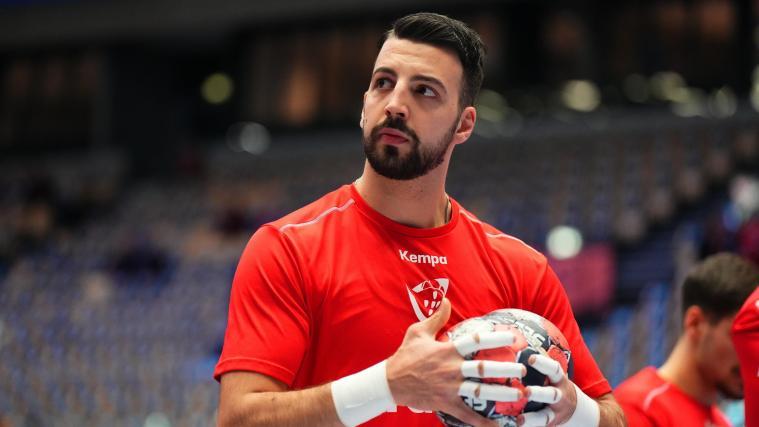 Handball-Ass Miguel Neves. © ANSA / Sebastian Elias Uth