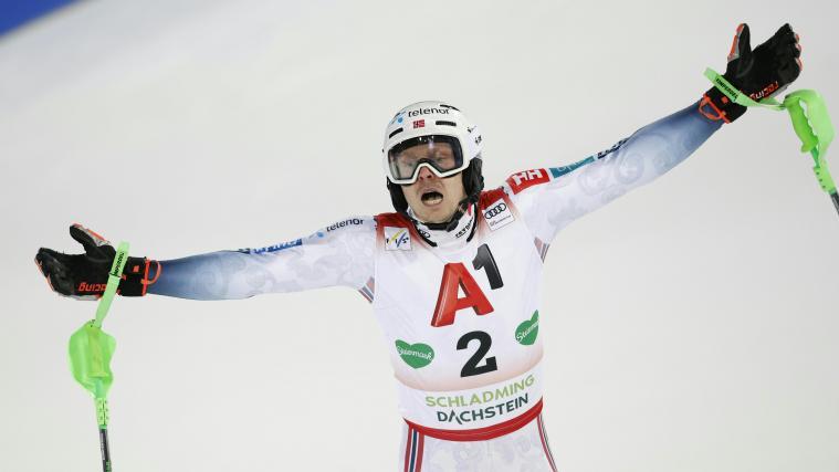 Henrik Kristoffersen ist der König von Schladming. © APA / ERWIN SCHERIAU