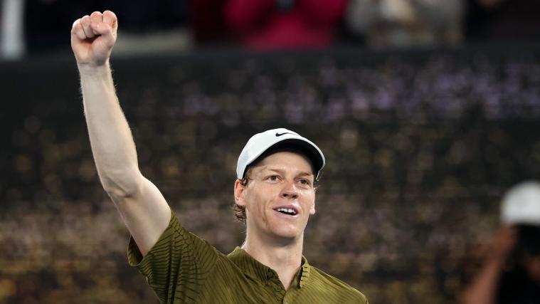 Hoch zufrieden: Jannik Sinner © APA/afp / DAVID GRAY