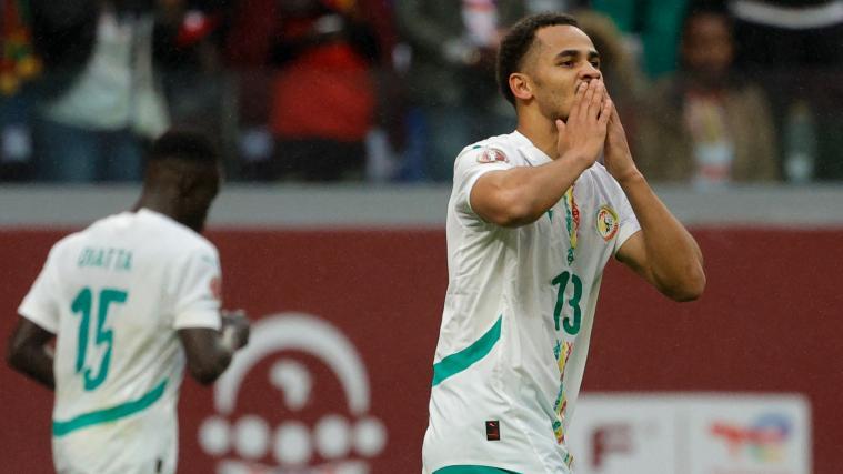 Iliman Ndiaye schoss Senegal ins Halbfinale. © APA/afp / ABDEL MAJID BZIOUAT